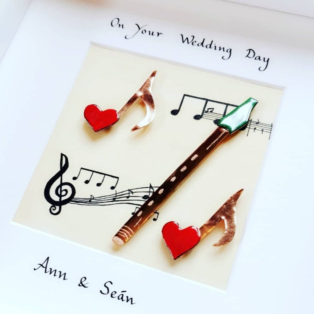 Musical Themed Engagement Wedding Gift